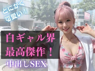 [ギャルぬき！]白ギャル界最高傑作！とにかく可愛い白ギャルと中出しSEX