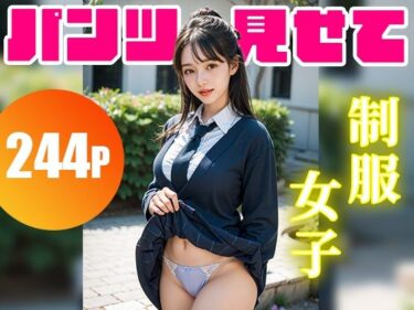 [ギャルぬき！]パンツ見せてくれる244人の超絶可愛い女子校生！ フェチAIグラビア写真集