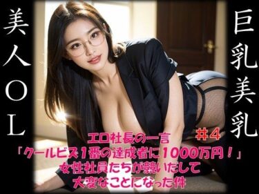 [ギャルぬき！]エロ社長の一言 「クールビズ1番の達成者に1000万円！」 女性社員たちが競いだして 大変なことになった件 ＃4